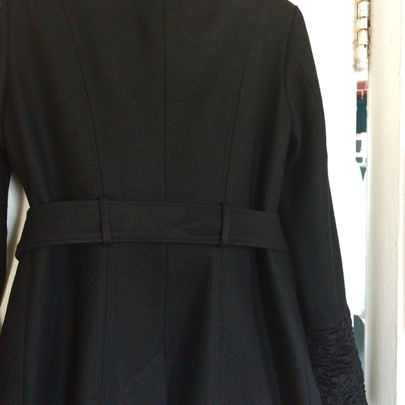 La Nouvelle Renaissance Wool Blend Midweight Jacket   Size Small   Black - Picture 9 of 12